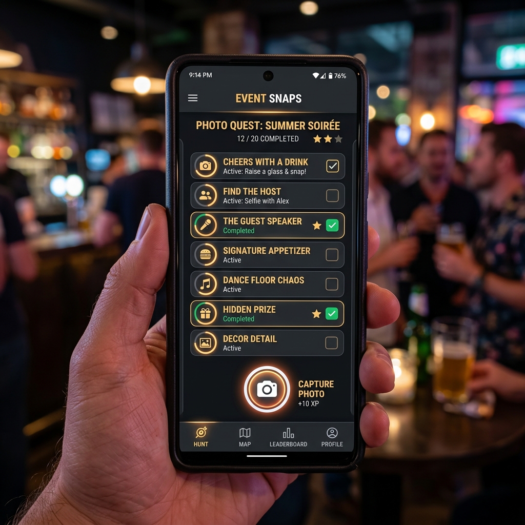 Photo Scavenger Hunt Mockup