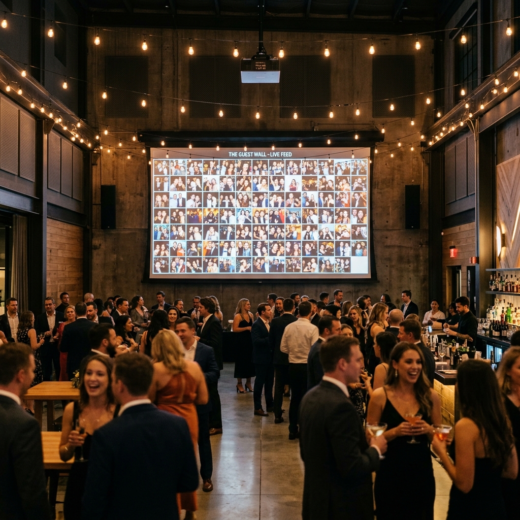 Slideshow Wall Mockup